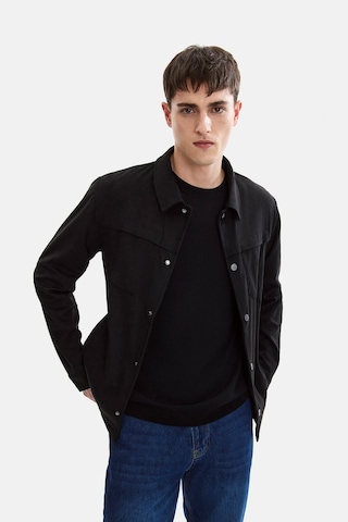 Back And Bond Siyah Regular Fit Süet Ceket Çok Renkli