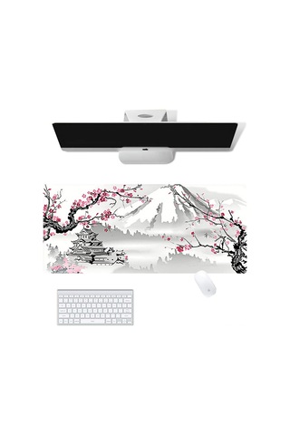 Hangfox Uzay Gezegen Desenli Oyun Mouse Padı - 400x800x3mm, Kaliteli Kauçuk, Hassas Kenar Kilit, Smooth Dokunmatik, Dayanıklı Ve Hafif