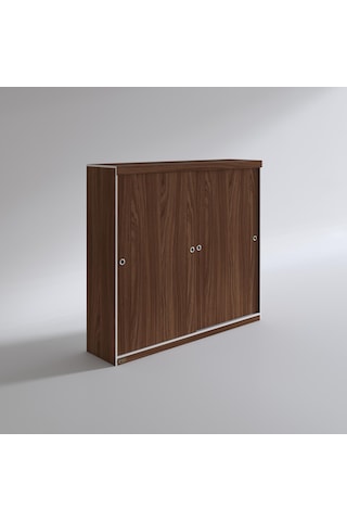 Kenzlife Gardırop Sürgülü Kapaklı Kapılı 200 Papatya Cvz Gardolap Dolap