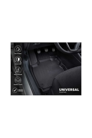 Renault 12 1972-2000 Sedan Araca Özel Bagaj Havuzu + Universal Havuzlu Paspas Takımı Premium A+