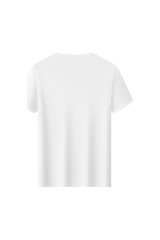 New Performance Premium Basic T-shirt 86.3% Nylon 13.7% Spandex Beyaz