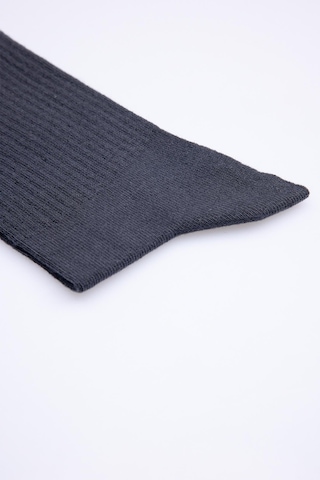 Tudors Unisex Çizgili Kolej Füme Tenis Çorabı-28755 - Erkek Füme