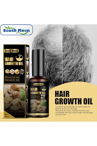 Güney Ay Saç Büyüme Spreyi Saç Dökülmesi Serumu Tedavisi Sprey Nemlendirici Onarım Tedavisi Saç Büyüme Sıvısı 50 Ml Dropshipping
