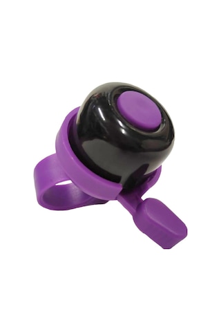 Sarissa Çocuk Bisikleti Zil 1. Kalite Plastik Gövde Metal Çan Mor Siyah Mor - Siyah