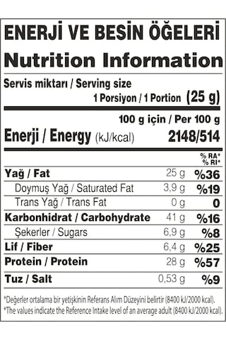 Yayla Notto Fıstık Ezmeli Ve Ballı Protein Cipsi 50 G X12