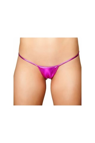 Desire İn Motion Lame Kumaş Fantezi Kadın Parlak String Tanga Pembe