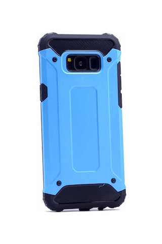 Noktaks Samsung Galaxy Uyumlu Note 8 Kılıf Çift Katman Zırh Tank Crash Military Kapak Mavi T2475
