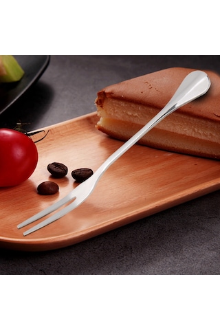 Lemestar 5 Adet Kalın Çelik Barbekü Çatalı - Isıya Dayanıklı, Temizliği Kolay, Ev Ve Dış Mekan Kullanıma Uygun Diğer