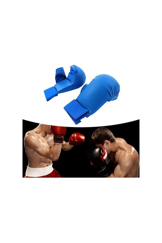 Suntek Boks Eldivenleri Deri Hafif Taşınabilir Mma Spor Mavi-xs Mavi Xs Mavi