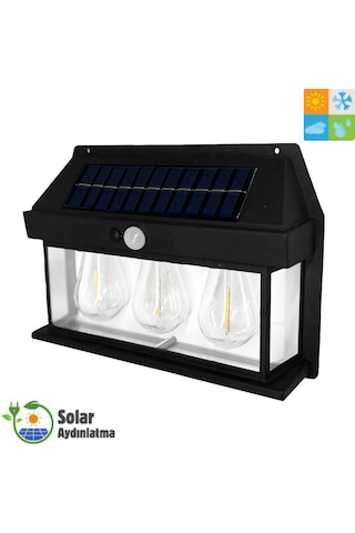 Mrs Solar Hb-500 Dekoratif Güneş Enerjili Bahçe 3 Adet Led Ampül