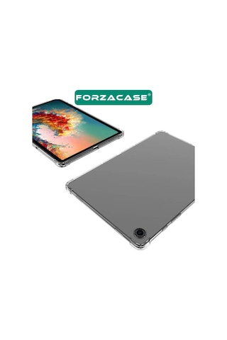 Forzacase Samsung Galaxy Tab A11 Plus 11 İnç X310 İle Uyumlu Anti Shock Silikon Kılıf Şeffaf - Fc014 Arka Kapak