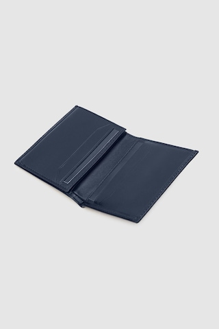 Ds Damat Lacivert Düz Kutulu Hakiki Deri Cüzdan 2H1119ST237 Lacivert