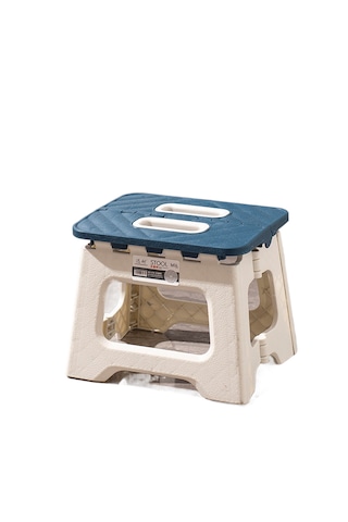 Mini Portatif Kalınlaştırılmış Katlanır Tabure-mavi 05