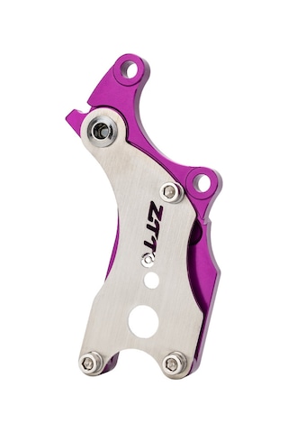 Fosenze Ztto Aluminyum-çelik Disk Fren Adaptörü: Dağ Yolu Bisikleti Fren Performansını Artırıcı Dönüştürücü, Mor Opp Paketli