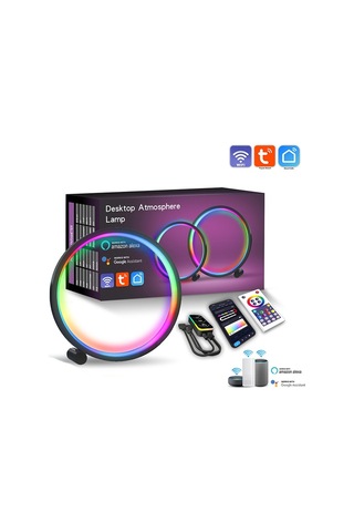 Cbtx Lıxıncorda Sal052 Rgbıc Akıllı Led Işık Masaüstü Ortam Halka Işığı Desteği Tuya Wifi