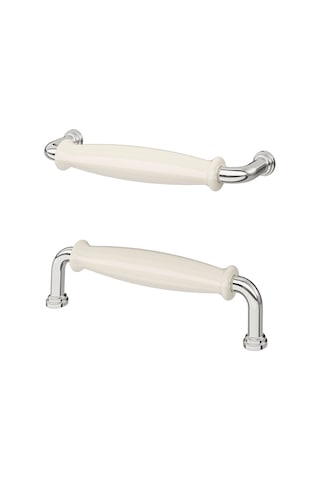 Ikea Klıngstorp 2'li Mobilya Kulpu 141 Mm Krom - Beyaz