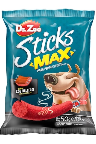 Dr. Zoo Sticks Max Kaburga Etli Köpek Ödülü 50 G