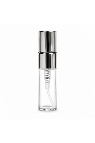 50 Adet Boş Cam Parfüm Numune Şişe, 3 Ml, Vidalı, Şeffaf, Metal Kapaklı