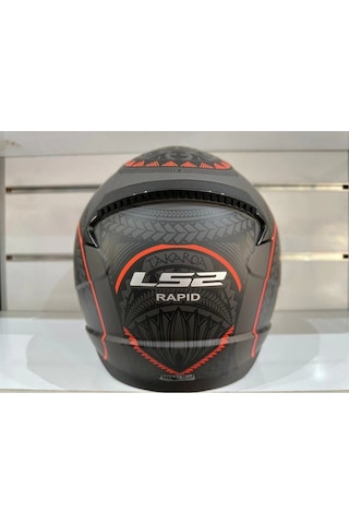 Ls2 Rapid Takaroa Kask Kırmızı Mat Siyah