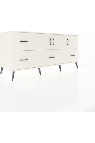 Kronos Konsol 4 Raflı 4 Çekmeceli 3 Kapaklı 176x59x83 Aytaşı-aytaşı/aytaşı Aytası