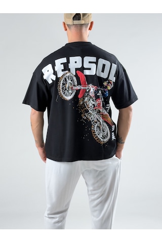 Cocopelli Siyah Repsol Erkek T-shirt Coc3007