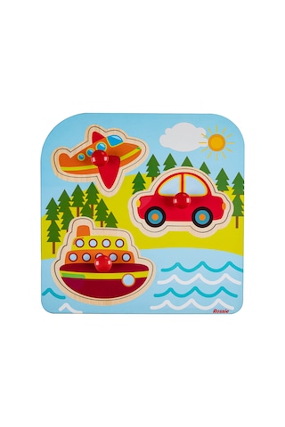 Rossie Ahşap Ilk Yapboz Taşıtlar