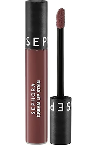 Sephora Cream Lip Stain Bulaşmayan Kadife Bitişli Ruj - Mat Likit Ruj - 41 Vintage Rosewood 5 Ml 0
