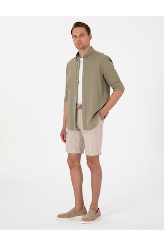 Pierre Cardin Erkek Haki Şort / Bermuda 50301806-vr027 Haki