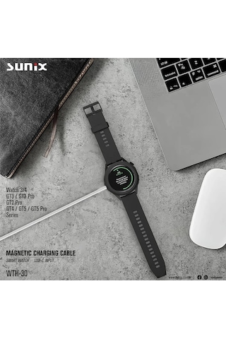 E-kervan Huawei Watch Serisi Manyetik Saat Şarjı Type-c Girişli Huawei Watch Saatler İçindir Wth-30