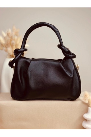 Elora Atelier Hobo Siyah Charmlı Çanta Çok Renkli
