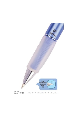Serve Deep Mekanik Uçlu Kalem 0.7 Mm Metalik Kristal Violet