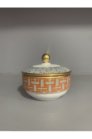 Fermato Porselen Kapaklı Şekerlik Honey Serisi Çok Renkli