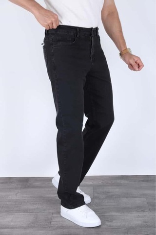 Blayn Jeans Erkek Regular Kalıp Likralı Esnek Kot Pantolon Siyah