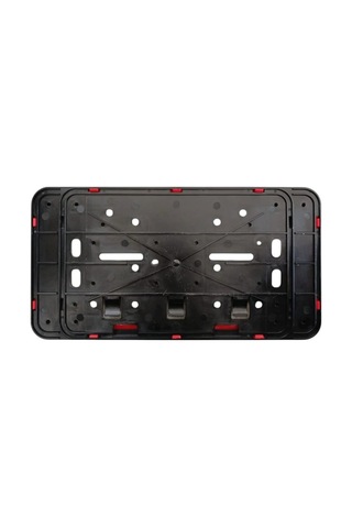 Trobus Dikdörtgen Plaka Altlığı Çerçeveli Plakalık 32x17 Cm 1 Adet Kırmızı