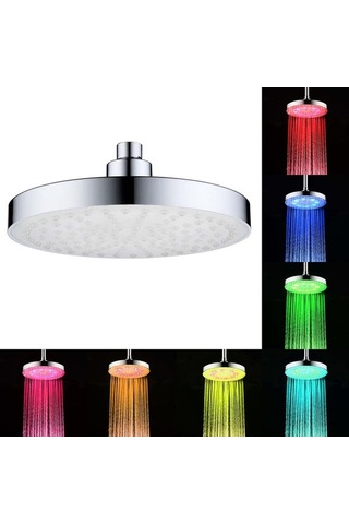 Novahub Renkli Led Duş Başlığı - 8 Işık, 7 Renk, Otomatik Aç, Abs Malzeme Diğer