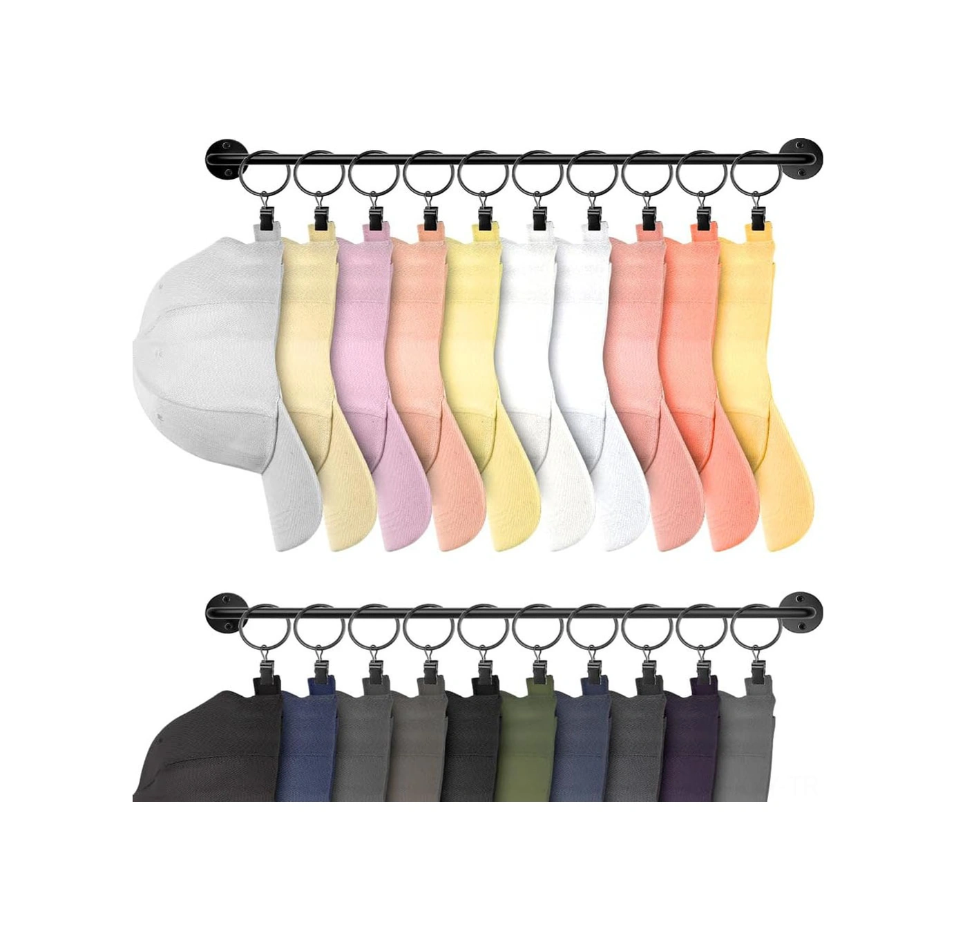 Yaleker Dayanıklı Demir Çelik Duvar Asma Çubuğu - Ev Kullanımı İçin Çok Amaçlı Ve Pratik Tek Adet Diğer