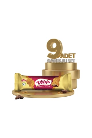 Afia Afibis Kakao Krema Dolgulu Bisküvi 9x75 Gr