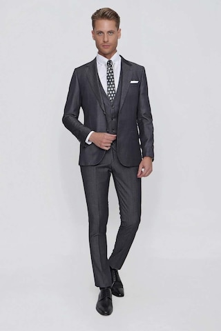 Efor Tk 858 Slim Fit Antrasit Klasik Takım Elbise Antrasit