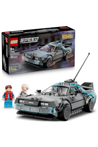 LEGO® Speed Champions Geleceğe Dönüş’ten Zaman Makinesi 77256 -9 Yaş ve Üzeri Çocuklar için Yaratıcı Oyuncak Yapım Seti (357Parça)