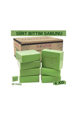Doğal El Yapımı Yeşil Siirt Bıttım Sabunu 4 Kg Diğer