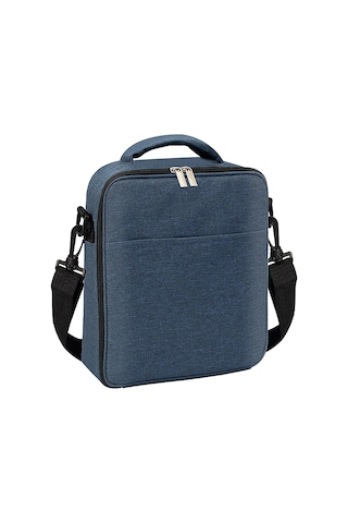 Konesam 8l Dış Mekan Sıcaklık Saklama Çantası - Oxford Kumaş + Köpük + Aluminyum Folyo, Mavi Lacivert Mavi