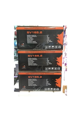 Dator 16 Cm Midrange Sv165.1 Yüksek Performance Midrange