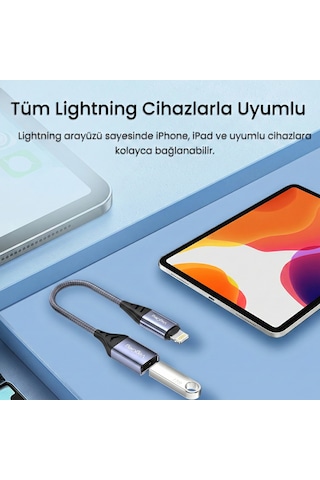 Veggieg Lightning To Usb 2.0 Otg Çevirici Dönüştürücü Adaptör