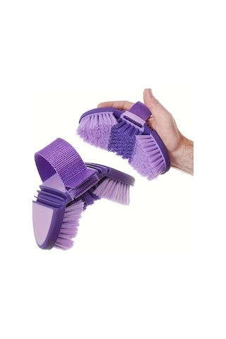 Elmpaly 1 Adet Mor Katlanır Büyük Saplı Yumuşak Vücut Fırçası