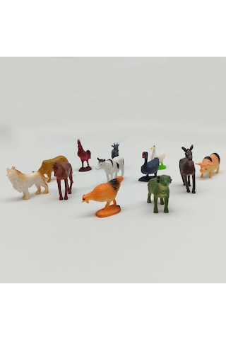 Farm Animals Çiftlik Hayvanları Seti 12 Parça-domuz