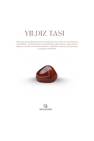 Yıldız Taşı Doğaltaş Kolye Ve Küpe