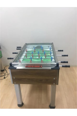 Langırt Masası - Masa Futbolu Üstü Kapalı Tamperli Cam