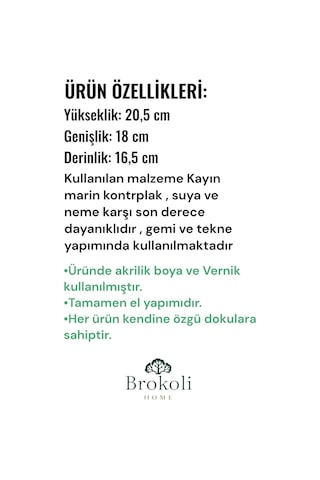 El Yapımı Ahşap Kuş Yuvası Dekoratif Kuş Evi Bahçe Balkon Dekorasyon Kayın Ağacı Vernikli Beyaz Kah