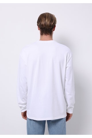 Colin's Colins Comfort Fit Yuvarlak Yaka Düz Erkek Beyaz Uzun Kol Tişört Cl1076435 Q1.v1 Wht Beyaz