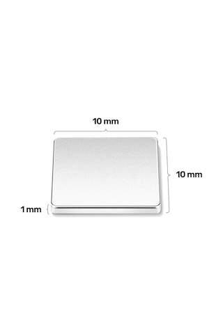 Neodyum Mıknatıs Kare 10x10x1 Mm - 50 Adet